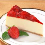 Διαιτητικό και πιο υγιεινό ατομικό cheesecake φράουλα