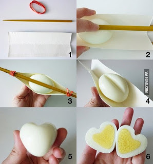 Φτιάξτε βραστά αυγά σε σχήμα καρδιάς!