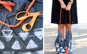 Πως να φτιάξετε μια τσάντα με μαξιλαροθήκη χωρίς ράψιμο!