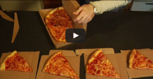 Πως να μετατρέψετε το κουτί της πίτσας σε πιατάκια!