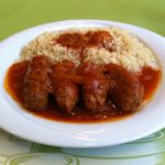 Ψητά σουτζουκάκια κοκκινιστά