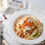 Ριζότο με Βούτυρο Κερκύρας, Γλυκοπατάτα και Κατσικίσιο Τυρί