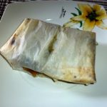 Υγιεινό λαβράκι σε λαδόκολλα με τυρί κρέμα και φινόκιο