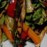 Βραστά λαχανικά με dressing μπαλσάμικου