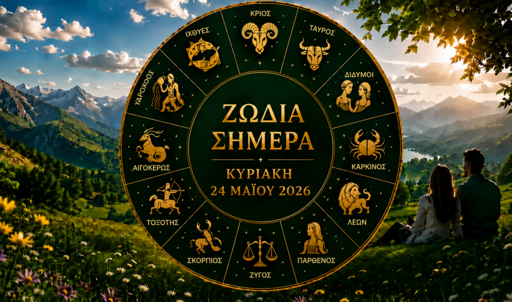 Ημερήσιες προβλέψεις για τα Ζώδια: Κυριακή 24 Μαΐου 2026