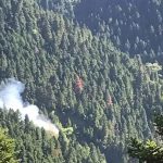 Φωτιά στα Κρυονέρια Ναυπακτίας: Σηκώθηκαν 4 εναέρια μέσα