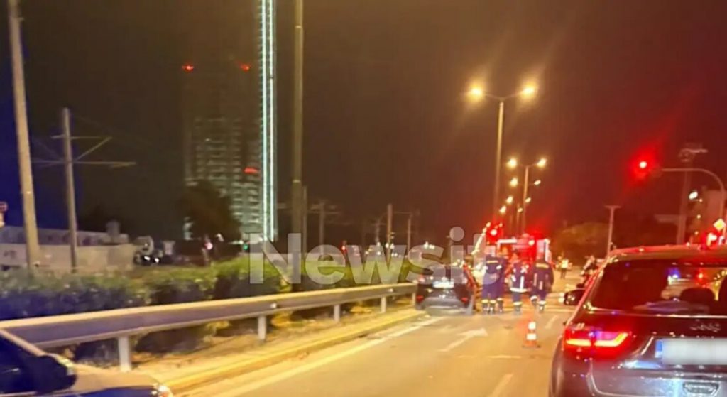 Τροχαίο ατύχημα στο Ελληνικό: Έντονη κίνηση στην Λεωφόρο Βουλιαγμένης από το Καβούρι