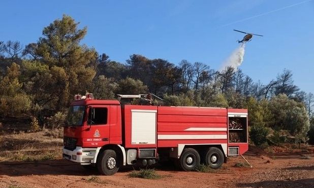 Φωτιά στην Κρήνη Φαρσάλων: Συναγερμός με εναέρια μέσα και μήνυμα του 112
