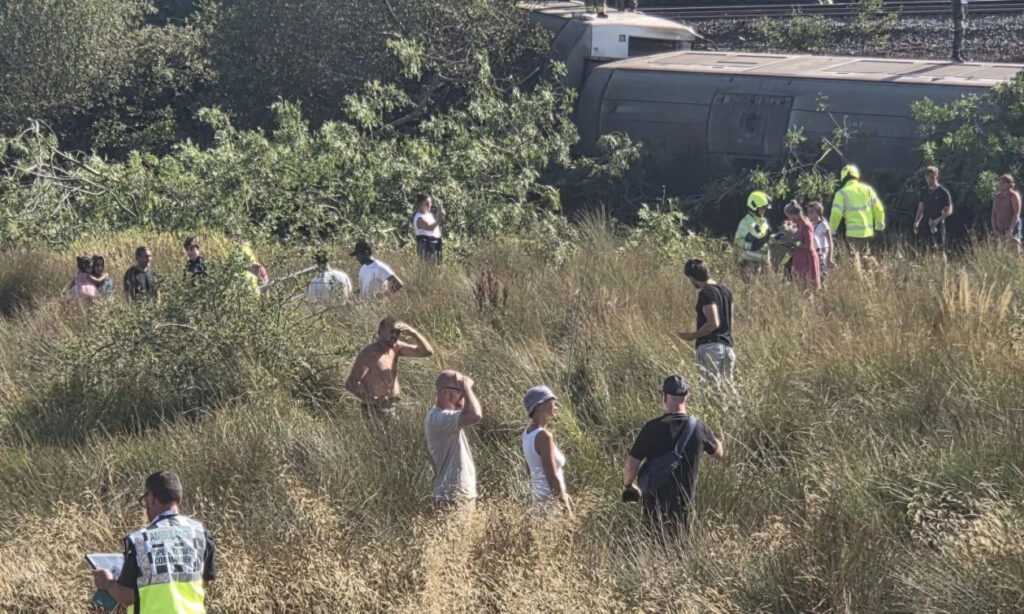 Εκτροχιασμός τρένου στο Ανατολικό Σάσεξ